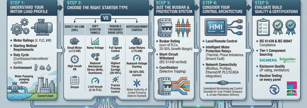 How to choose the right MCC Panel for your Industrial Application