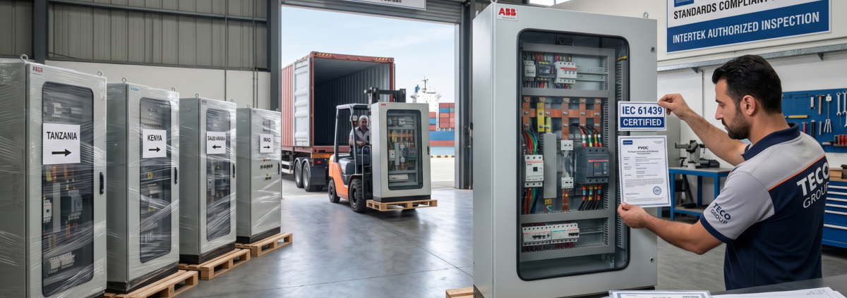 IEC 61439 Certified Electrical Panels for Export | PVOC & Intertek Available – TECO Group