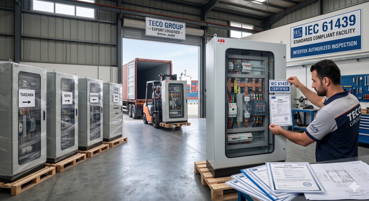 IEC 61439 Certified Electrical Panels for Export | PVOC & Intertek Available – TECO Group