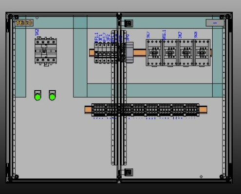 Combined ATS Panel for 4 Electric Meters - TECO GROUP - Automation, Low ...